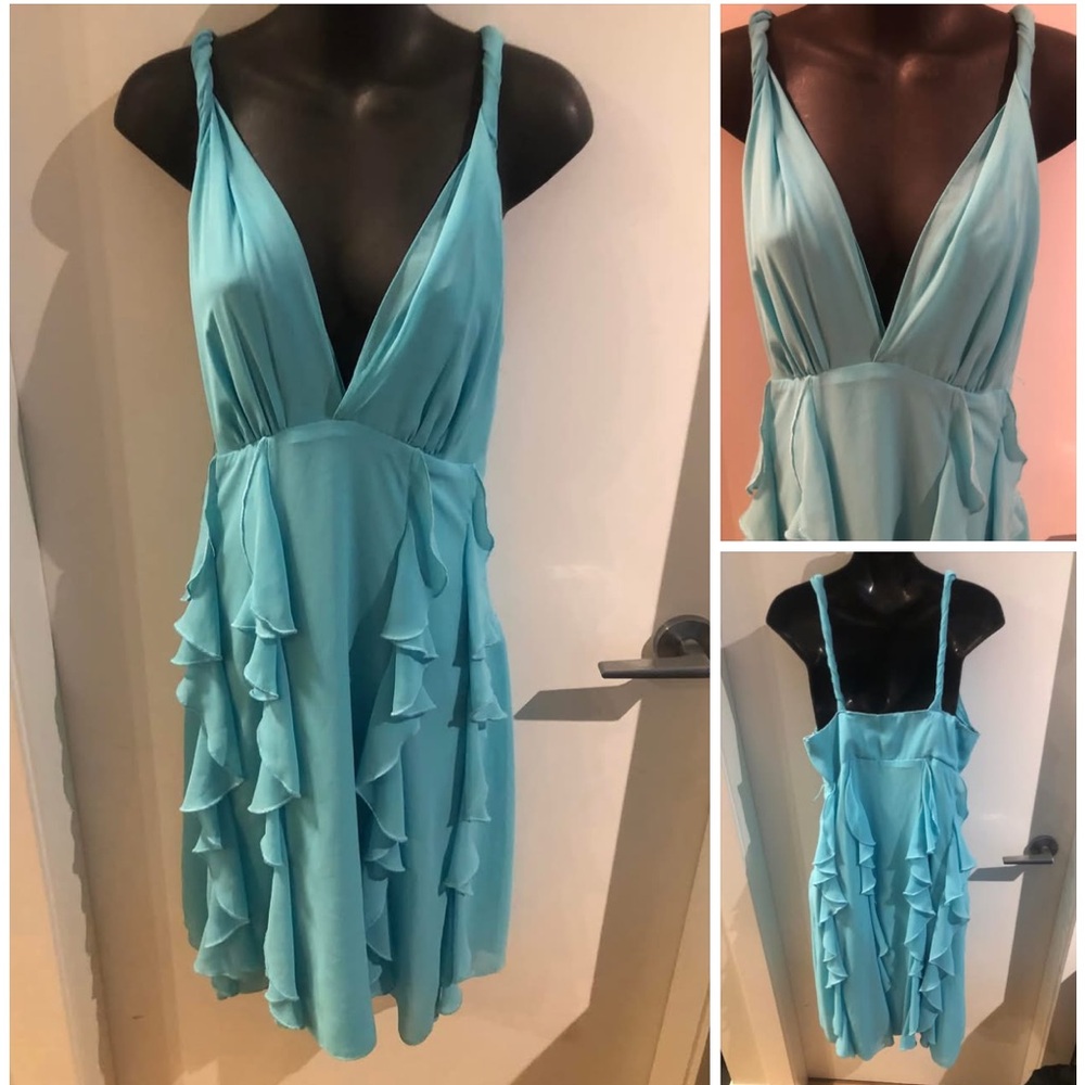 DRESS XL or 14 FIT Source Unknown, Gorgeous Turquoise Dress